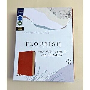 Flourish: The NIV Bible for Women, Leathersoft, Brown, Thumb I Imitation Leather